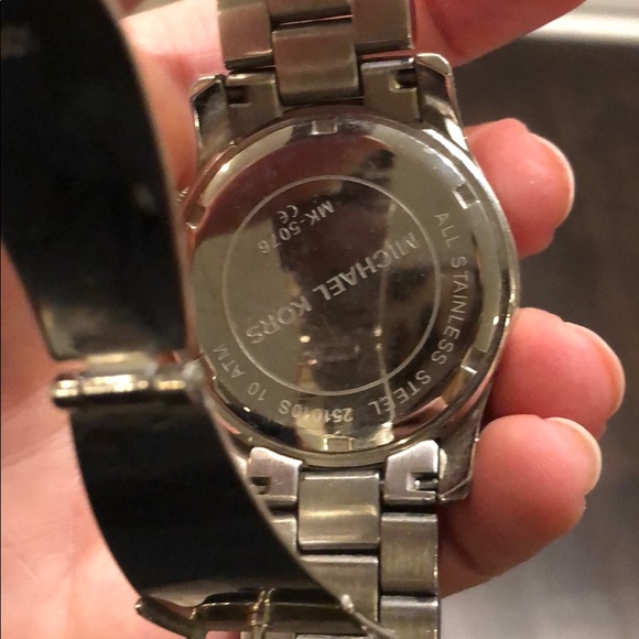 Silver Michael Kors watch main image 5